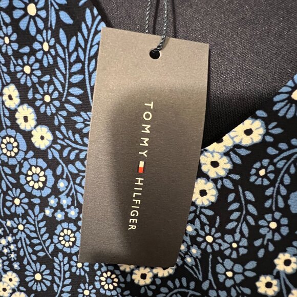 NWT Tommy Hilfiger Stretchy Floral Dress 16 - Picture 3 of 16